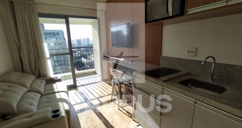 Apartamento para alugar em Moema. Mobiliado, novo, 33m².