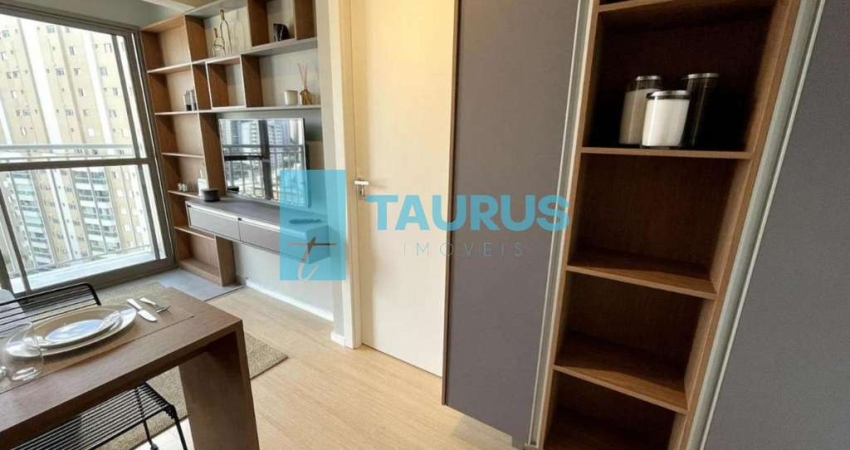 Apartamento para locação na Vila Nova Conceição, 1 dormitório, mobiliado, 29m².