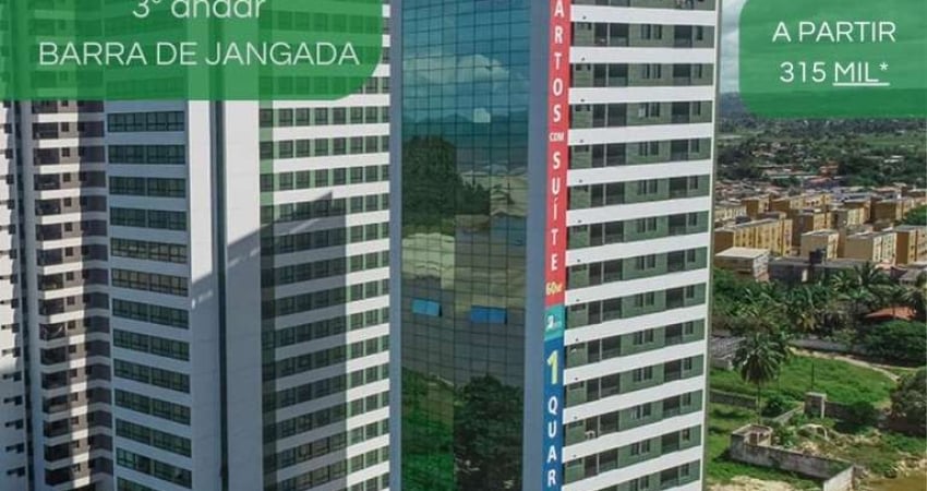 Apartamento para Venda em Jaboatão dos Guararapes, Barra de Jangada, 1 dormitório, 1 banheiro, 1 vaga