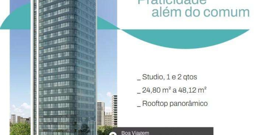 Studio para Venda em Recife, Boa Viagem, 1 dormitório, 1 banheiro, 1 vaga