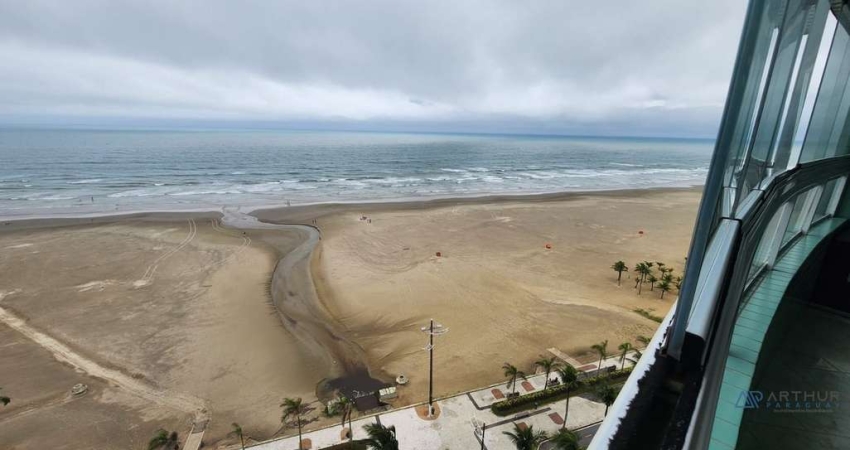 Apartamento 03 dormitórios - Frente Mar - Mobiliado - Bairro: Guilhermina