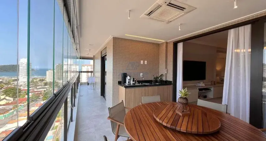 Apartamento 3 dormitórios  - Vista Mar - Lazer Completo