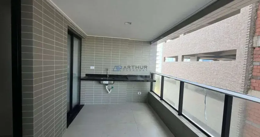 01 Dorm. - 01 Vaga -  Varanda gourmet - Vista Mar - Bairro: Caiçara