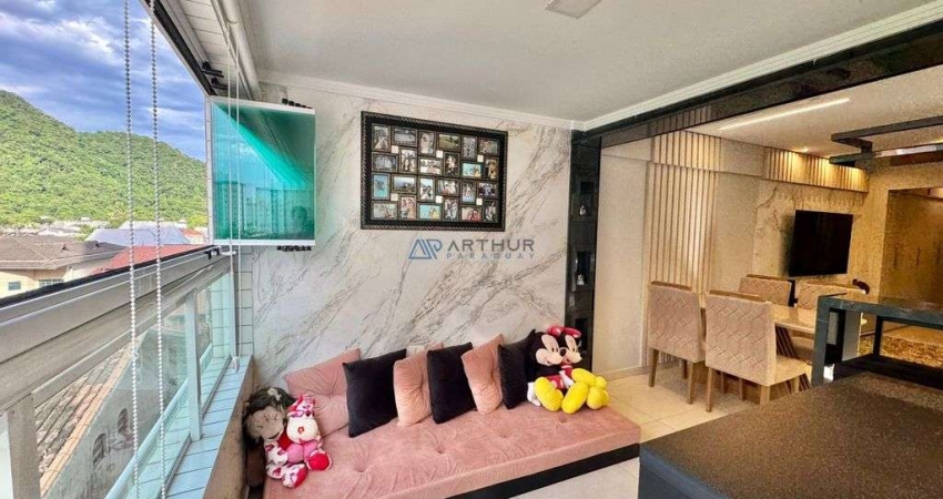 Apartamento com 1 Dormitório, Suíte e Lavabo – Canto do Forte, Praia Grande