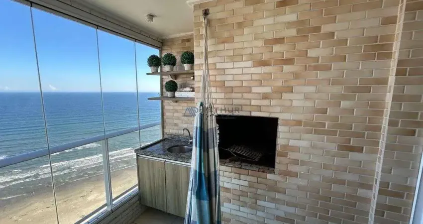 Apartamento á venda em praia grande 2 dorms, 1 suíte e 1 vaga com lazer de club
