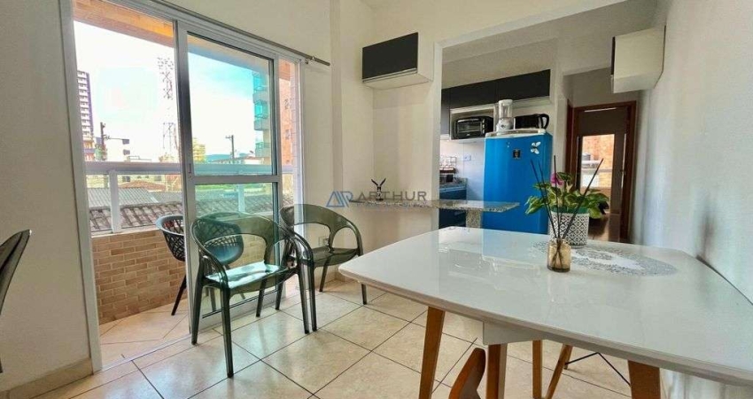 Apartamento à Venda em Praia Grande com 1 quarto, 1 banheiro, 1 vaga e 35,98m²