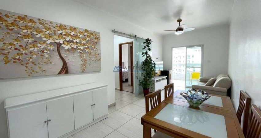 Apartamento à venda em Praia Grande no Caiçara, 02 Quartos, com vista para o mar