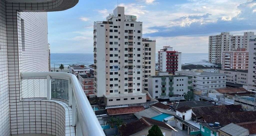 Apartamento à venda em Praia Grande na Tupi - 03 suítes, com vista mar