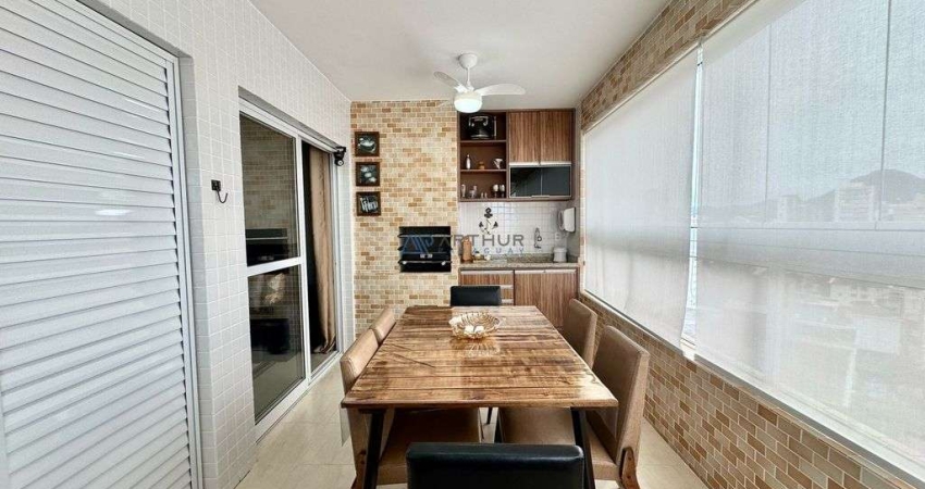 Apartamento à venda em Praia Grande no bairro Guilhermina com 3 Suítes