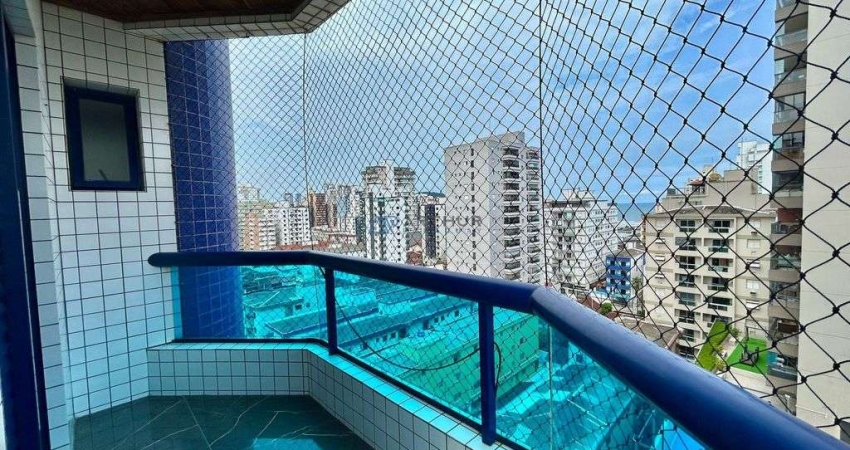 Apartamento à venda em Praia Grande na Guilhermina com 03 dormitórios, 106m²