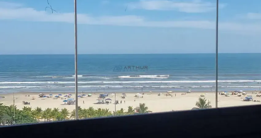 Apartamento em Praia Grande Vista mar, Vila Mirim com 2 quartos, 2 suítes, 78m²
