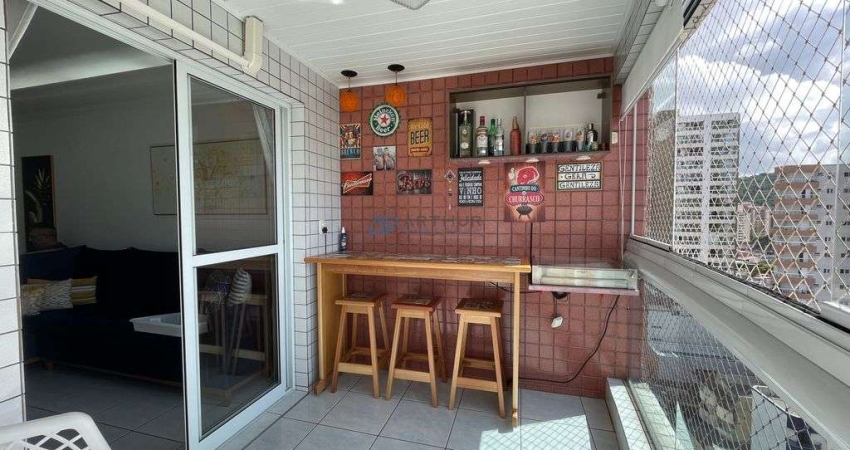 Apartamento  à Venda em Praia Grande com 3 quartos, 2 banheiros, 2 vagas e 86m²