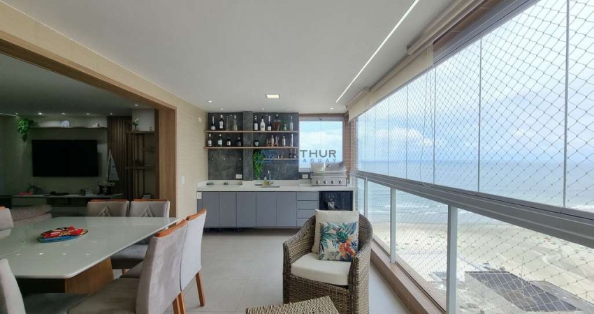 Apartamento em Praia Grande, aviação com 3 quartos, 3 suítes, 143m²