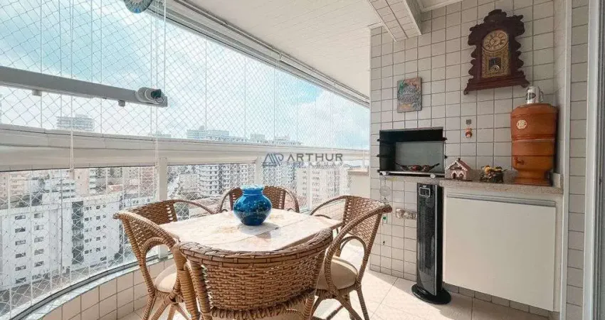 Apartamento à Venda em Praia Grande com 2 quartos, 2 suítes, 2 vaga e 99m²