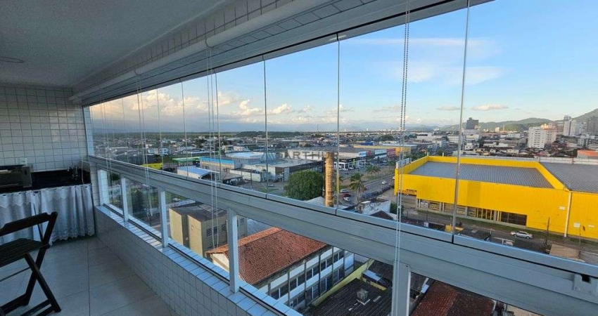 Apartamento à venda em Praia Grande no Bairro Aviação 2 dormitórios