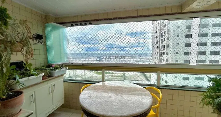 Apartamento à venda em Praia Grande com 3 suítes vista para o mar