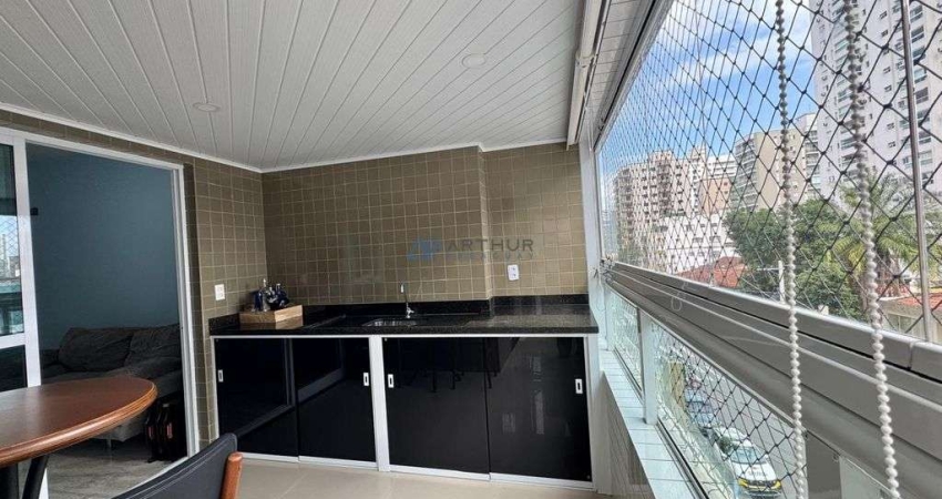 Apartamento à venda em Praia Grande no Canto do Forte com 2 quartos e 2 suítes