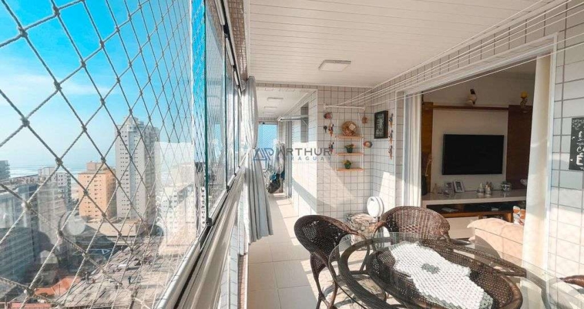 Apartamento à Venda em Praia Grande com 2 quartos, 2 suítes e Vista Mar