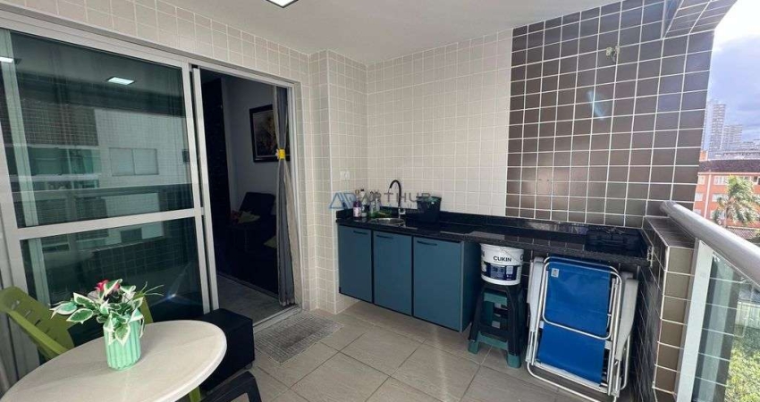 Apartamento à venda na Praia Grande no Boqueirão com  02 dormitórios , 01 suíte