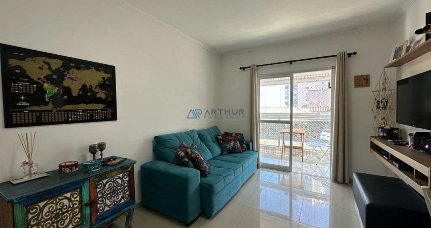 Apartamento à Venda em Praia Grande com 02 dormitórios, 01 suíte, vista mar