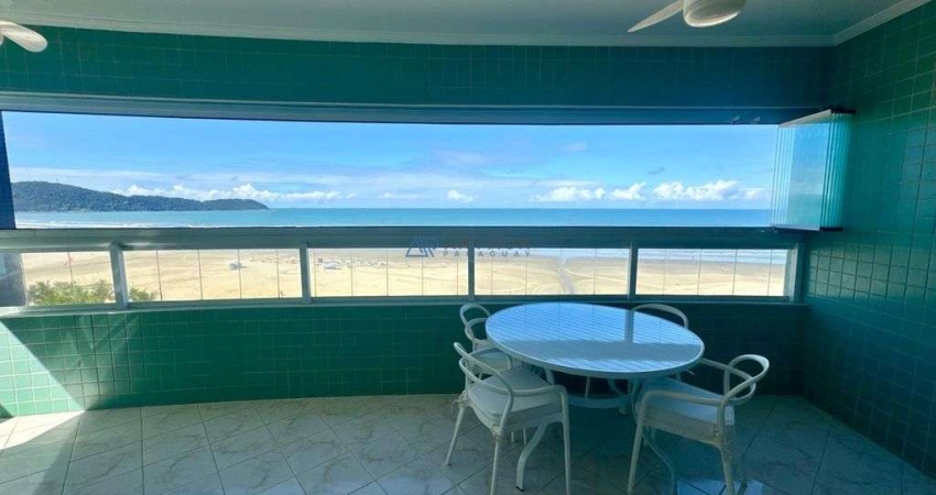 Apartamento à venda em Praia Grande 3 dormitórios - Frente Mar - Mobiliado