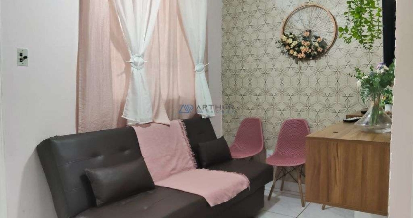 Apartamento à venda em Praia Grande, com 01 quarto no bairro da Guilhermina