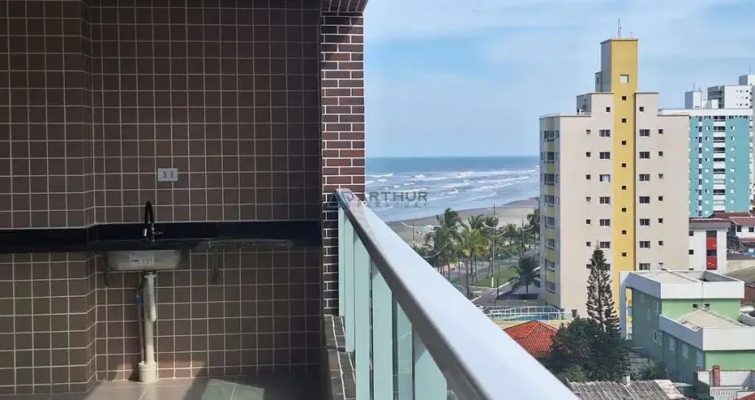 Apartamento à venda em Praia Grande com vista mar no Jardim Real