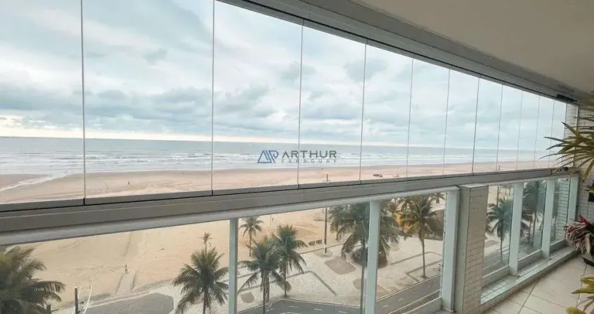 Apartamento à venda frente mar em Praia Grande com 03 quartos, 02 suítes