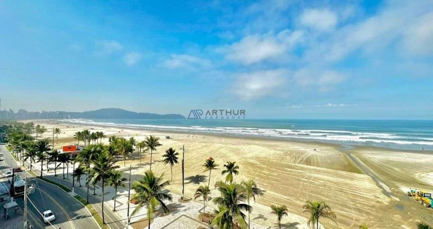 Apartamento à venda em Praia Grande frente mar com 1 dormitório na Guilhermina