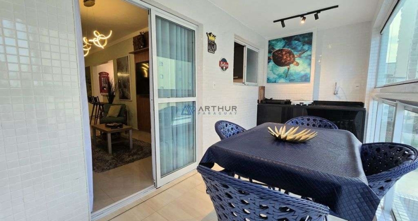 Apartamento à venda em Praia Grande no Caiçara com lazer completo