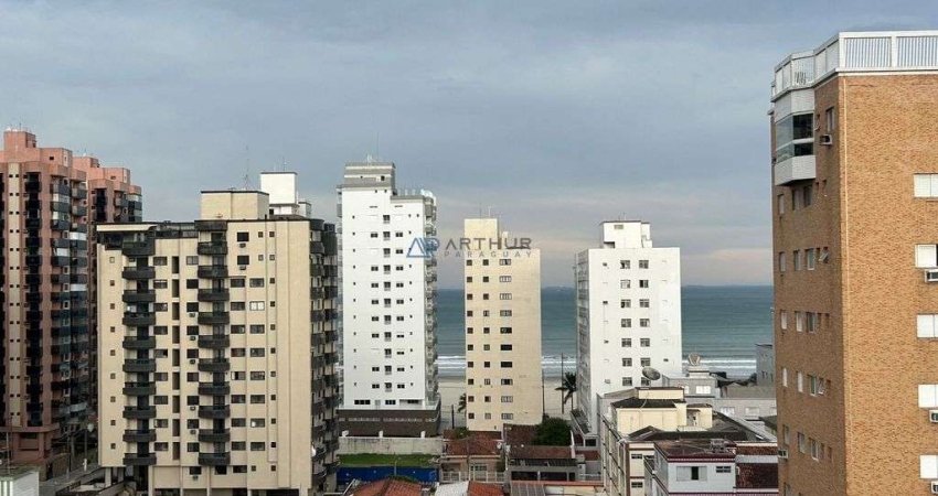 Apartamento à venda em Praia Grande com 2 quartos, 1 suíte e com Vista Mar
