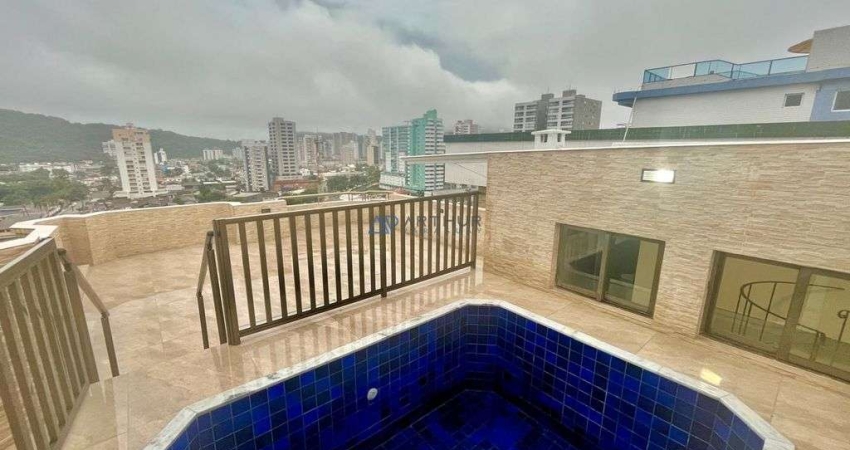 Cobertura à Venda em Praia Grande com 3 quartos, 3 banheiros, 2 vagas e 120m²