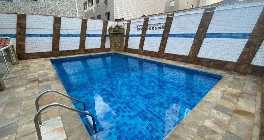 Apartamento à venda em Praia Grande no Canto Forte 1 dormitório a 250m da Praia
