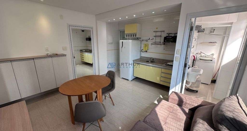 Apartamento à venda em Praia Grande no centro do Boqueirão com 01 quarto