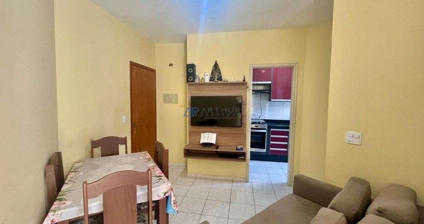 Apartamento à Venda Mobiliado em Praia Grande com 1 quarto, 1 banheiro, no Forte