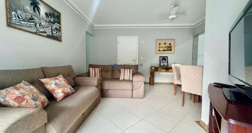 Apartamento em Praia Grande, Canto do forte com 2 quartos, 1 suíte, 82m²