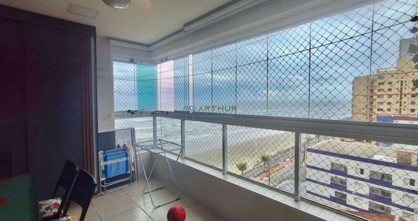Apartamento à venda em Mongaguá com Vista Mar de 2 quartos, 2 banheiros e 1 vaga