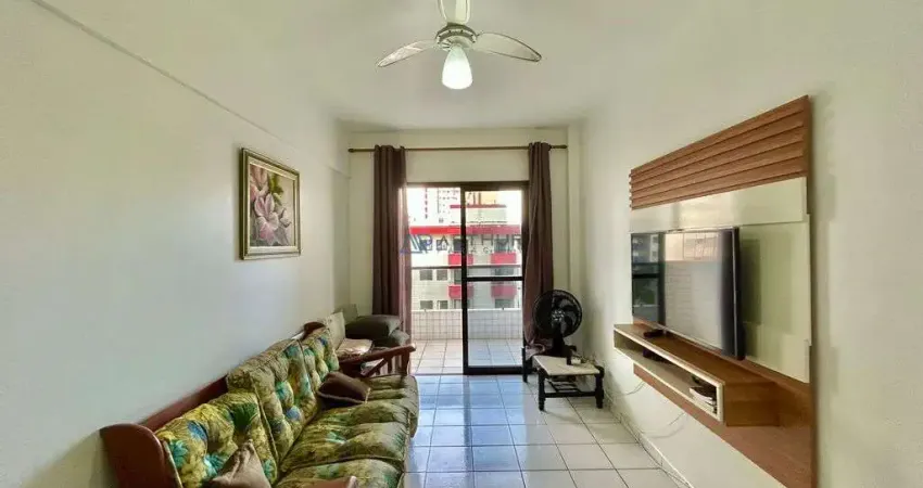 Apartamento à venda em Praia Grande com 1 suíte e sacada frente rua