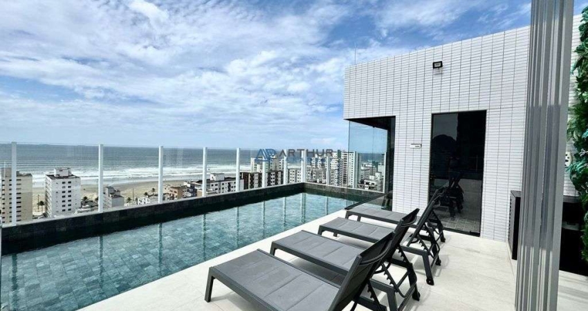 Apartamento  à Venda em Praia Grande com 2 quartos, 2 banheiros, 1 vaga e 68m²