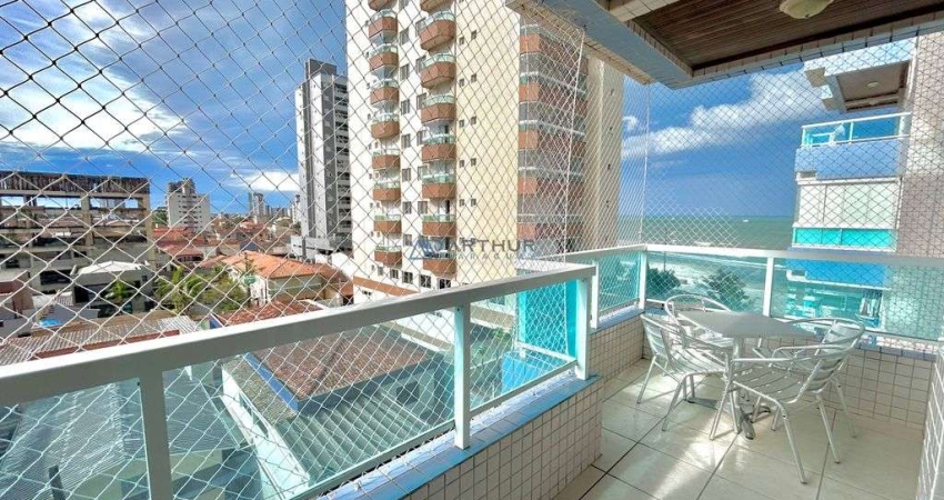 Apartamento à venda em Praia Grande com 1 quarto com vista mar