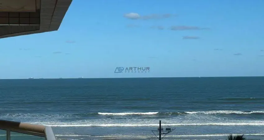 Apartamento à venda em Praia Grande com 1 suíte, mobiliado e vista mar