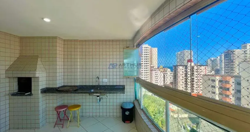 Apartamento Mobiliado à Venda em Praia Grande de 2 quartos, 3 banheiros, 2 vagas