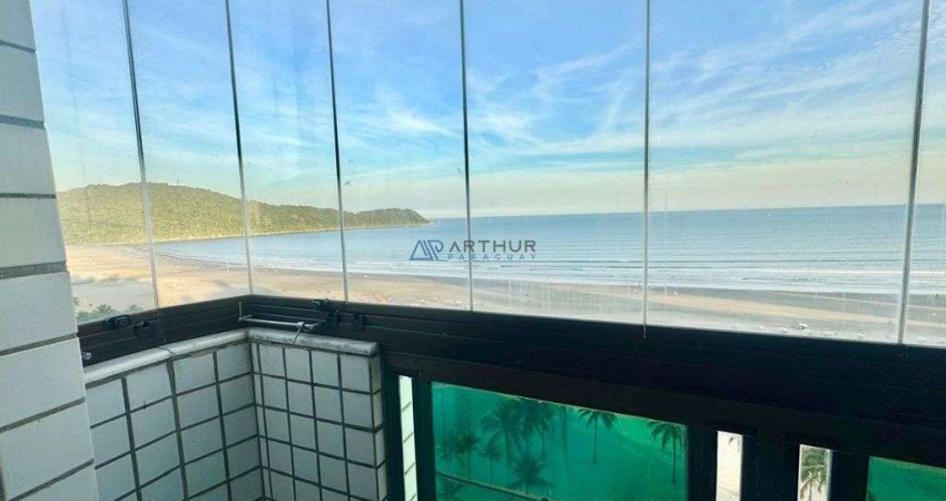 Apartamento à venda em Praia Grande no Boqueirão com 03 dormitórios frente mar
