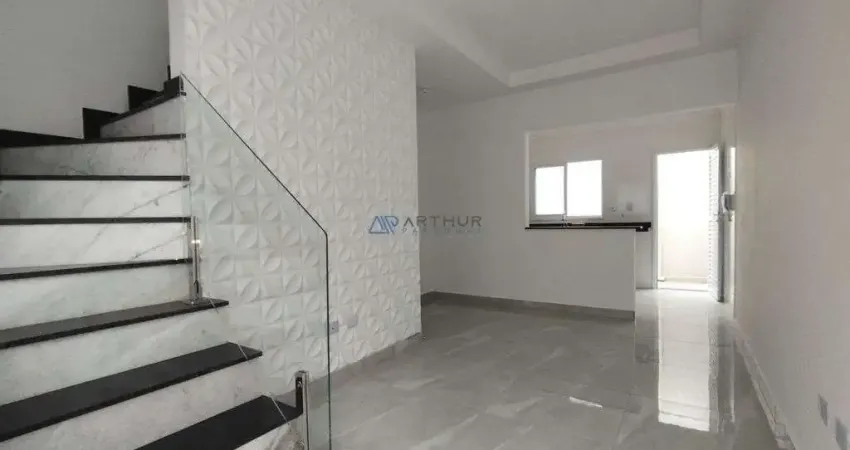 Sobrado de condomínio à venda com 2 Quartos no bairro Boqueirão - Praia Grande