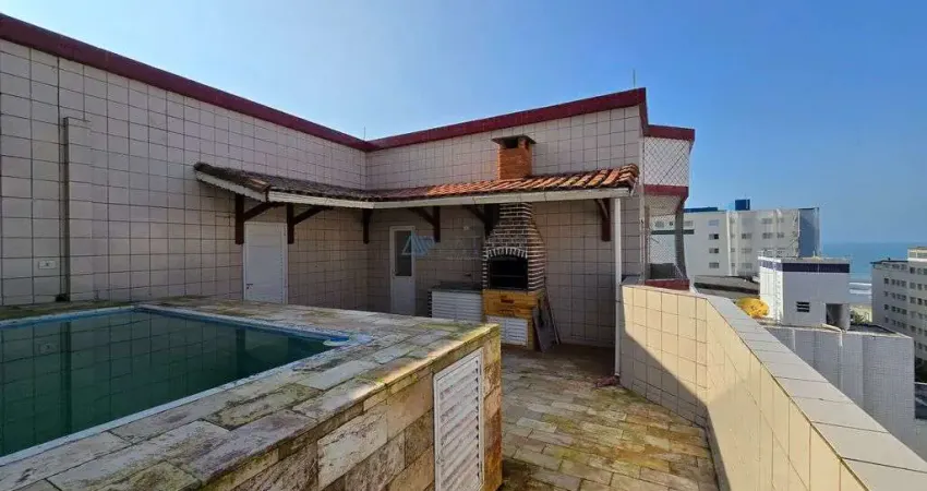 Cobertura à venda em Praia Grande na Vila Mirim com 2 quartos com piscina