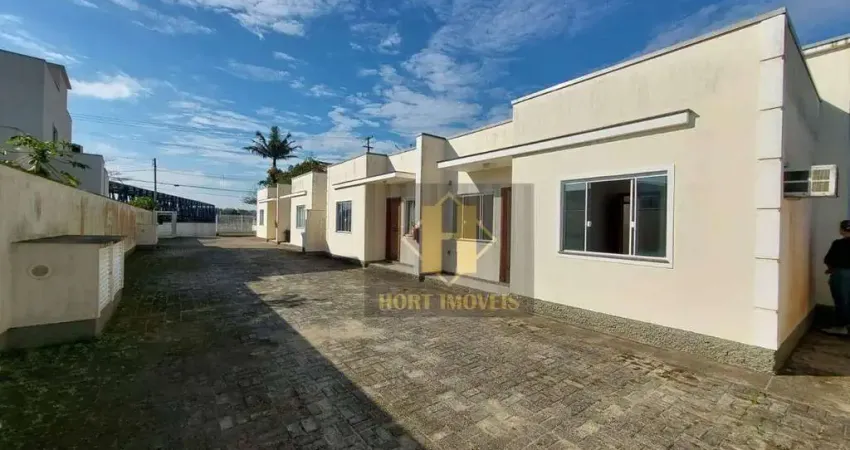 Casa com 2 dormitórios para alugar, 70 m² por r$ 2.015,63/mês - xv de novembro - tijucas/sc