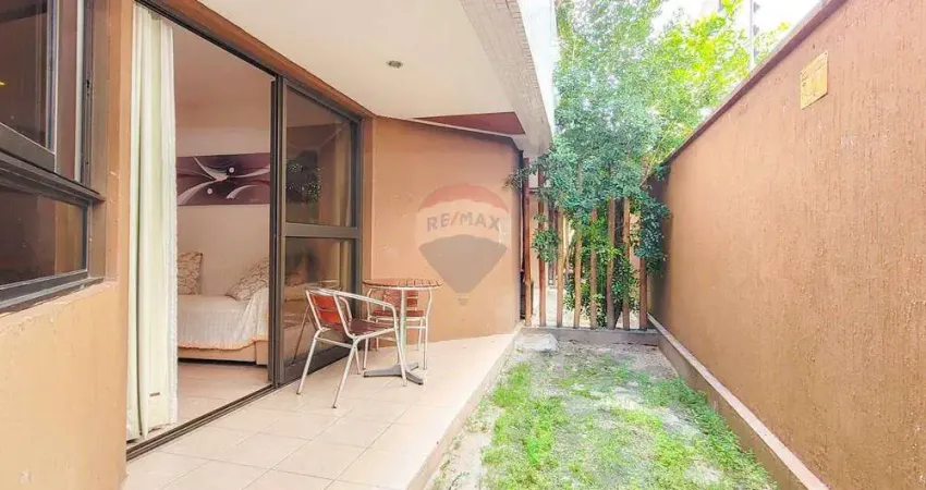 Flat Com Jardim à Beira-mar em Ponta Negra, Natal 1 Suíte 48m² Lazer e Segurança 24 horas