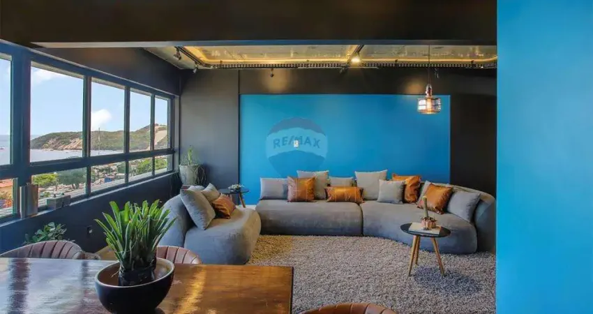 Apartamento em Ponta Negra vista mar e Morro do Careca 3 suítes 93m² 2 vagas lazer e segurança