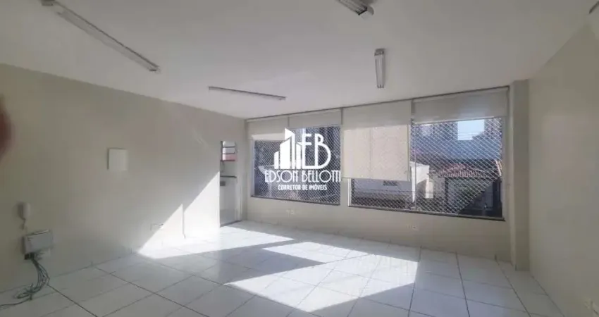 Sala Comercial para Locação no Baeta, 48 m², 1wc, sem vaga.