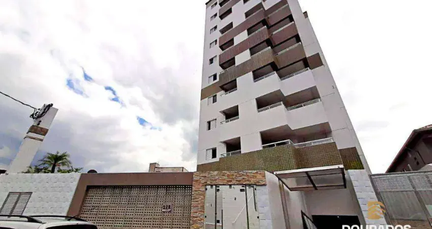 Apartamento com 2 dormitórios com sacada gourmet - mirim - praia grande/sp